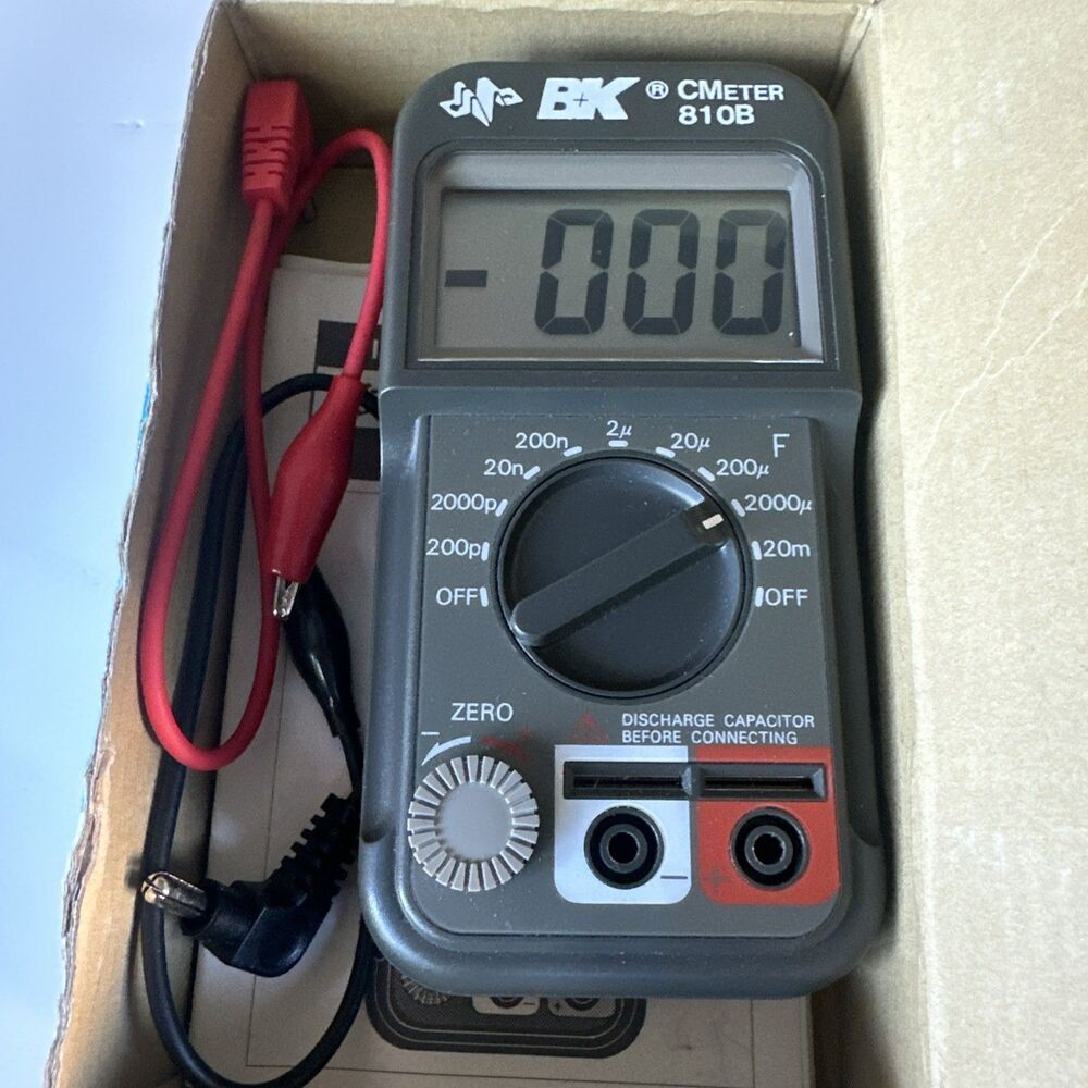 BK Capacitance Meter Model 810B